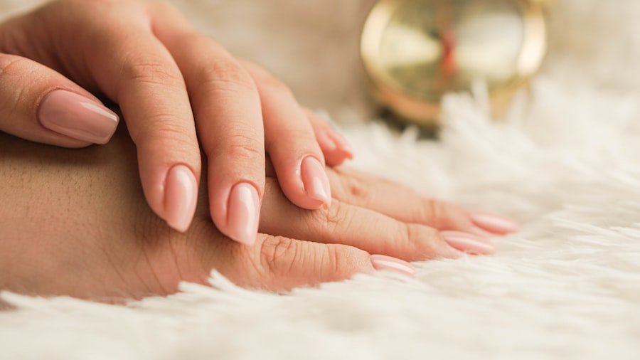 Beautifully manicured nails at the nail studio